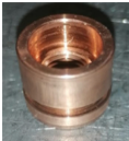 Фитинг LS-200DTR-12T c латунным поршнем + уплотнительным кольцом