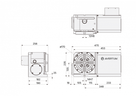 HVX-170 поворотный стол