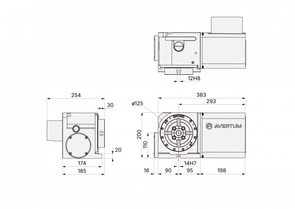 HVX-125 поворотный стол